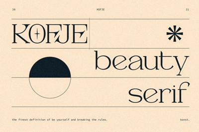 KOFJE - Beauty Serif Fonts Free Download