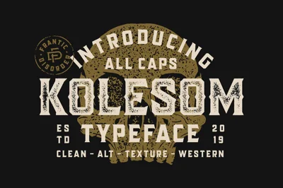 Kolesom Typeface
