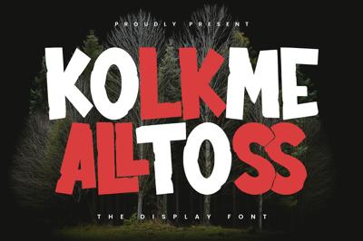 Kolkme Alltoss Sans Display Font Free Download