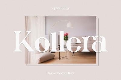 Kollera Ligature Serif Typeface Free Download