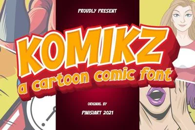 KOMIKZ – Cartoon Font