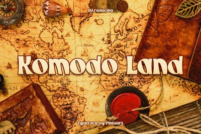 Komodo Land – Adventure Display Font