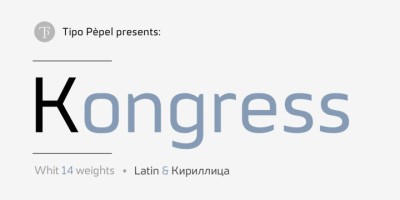 Kongress Font