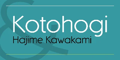Kotohogi Font