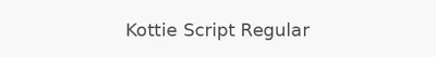 Kottie Script Regular
