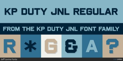 KP Duty JNL Font