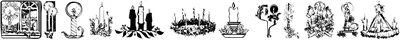 Kr Christmas Candle Font