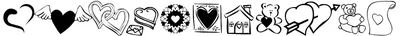 Kr Cuori Divertenti 5 Font