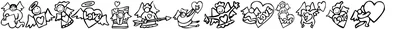 Kr Love Angels Font