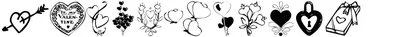 Kr With Heart Font