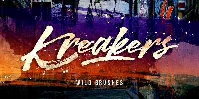 Kreakers Brush Font