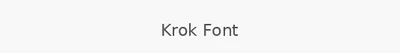 Krok Font