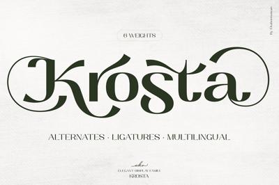 Krosta - Display Font Free Download