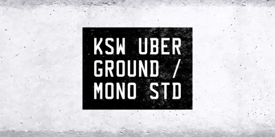 KSW Uberground Mono Std Font