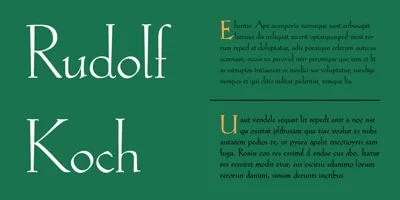 Kuenstler 165 BT Font