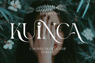 KUINCA Modern Ligature Serif Free Download