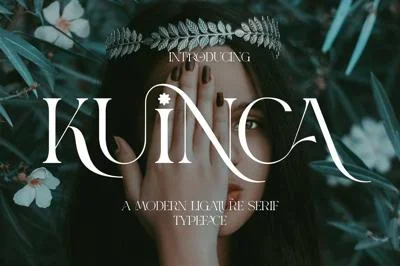 KUINCA Modern Ligature Serif Font