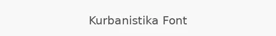 Kurbanistika Font