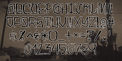 LA Gang Font Set01 Free Download