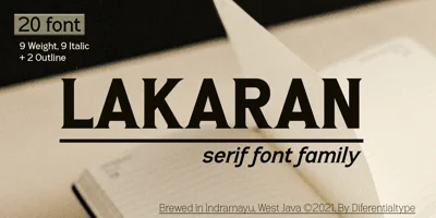 Lakaran Font