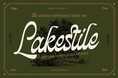 Lakestile - Classic Reverse Script Free Download