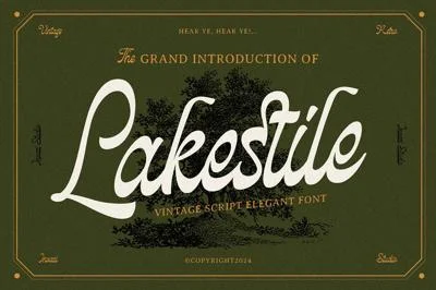 Lakestile - Classic Reverse Script