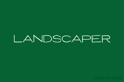 Landscaper Font