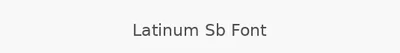 Latinum Sb Font