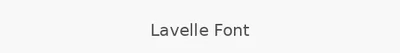 Lavelle Font