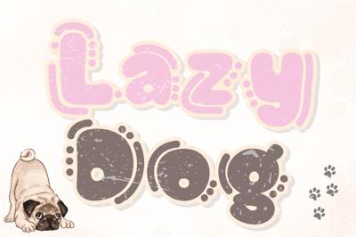 LAZY DOG - Handwritting Free Download