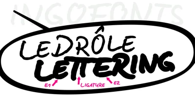 LeDrôle Lettering Pro Font
