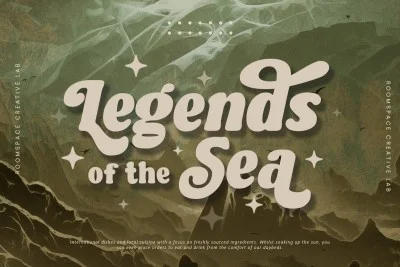 Legends of the Sea - Rounded Vintage Font