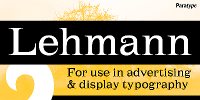 Lehmann Font Free Download