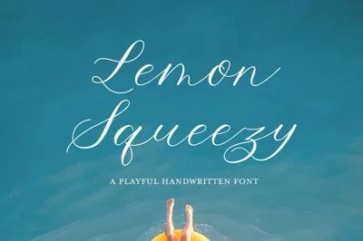 Lemon Squeezy Calligraphy Font
