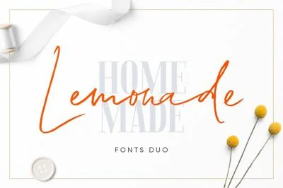 Lemonade Fonts Duo