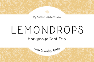 Lemondrops Font Trio Free Download