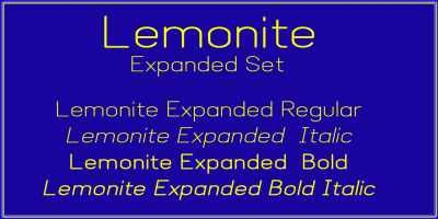 Lemonite Font