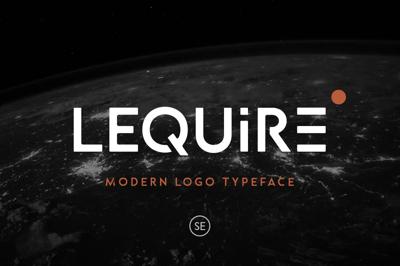 Lequire - Modern Logo Typeface Free Download