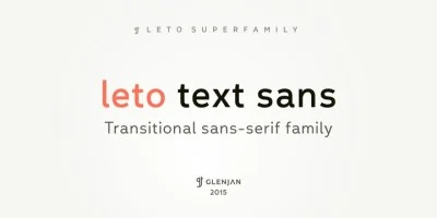 Leto Text Sans Font