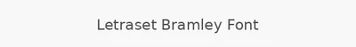 Letraset Bramley Font