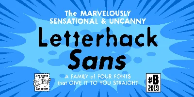Letterhack Sans Font