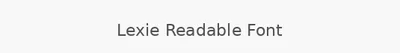 Lexie Readable Font