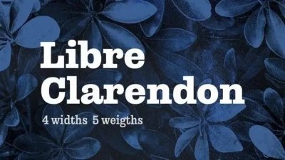 Libre Clarendon Slab Serif Font