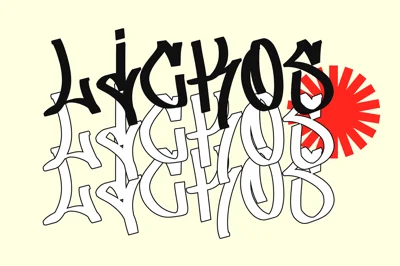 Lickos Graffiti Typeface