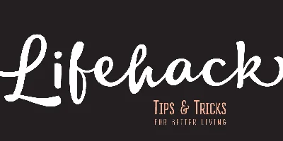 Lifehack Font