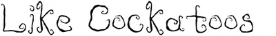 Likecockatoos Font