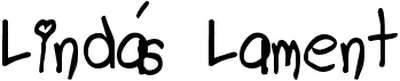 Lindas Lament Font