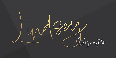 Lindsey Signature Font Free Download