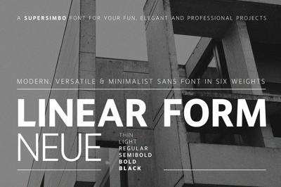 Linear Form Neue | A Sans Serif Font Free Download