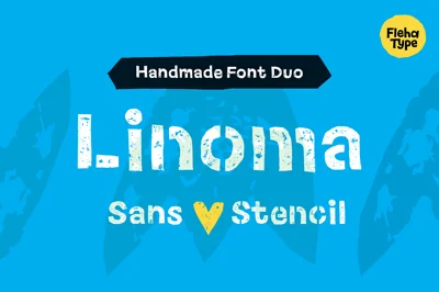 Linoma | Handmade Duo Font